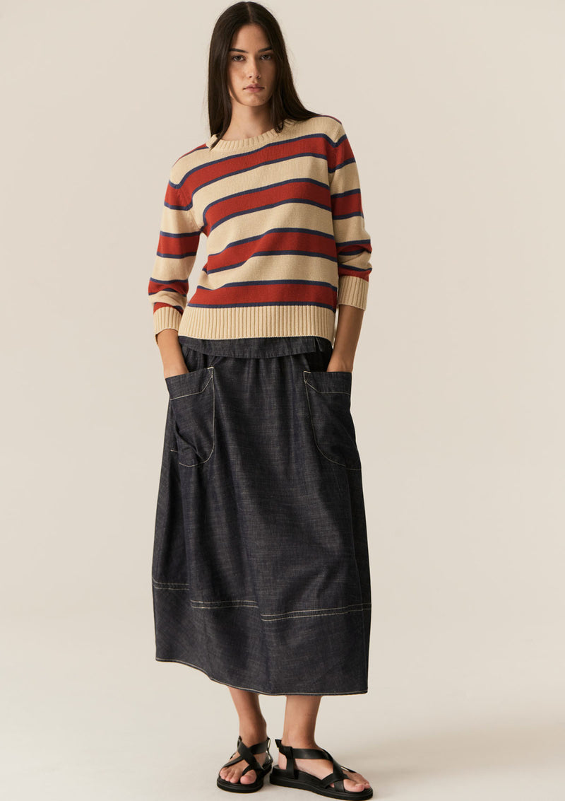 POL Clothing Jules Stripe Knit