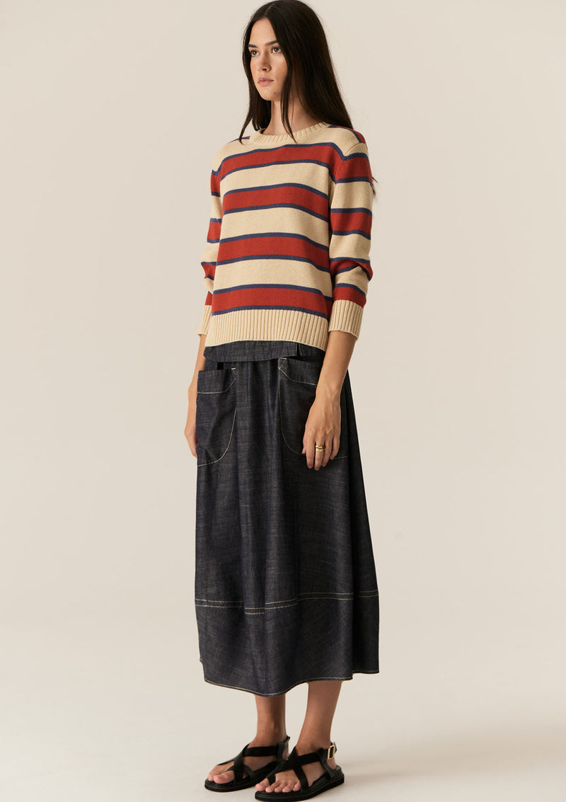 POL Clothing Jules Stripe Knit