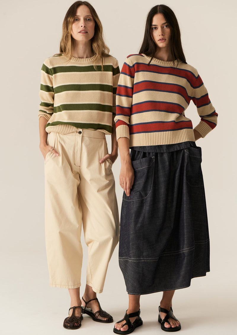 POL Clothing Jules Stripe Knit