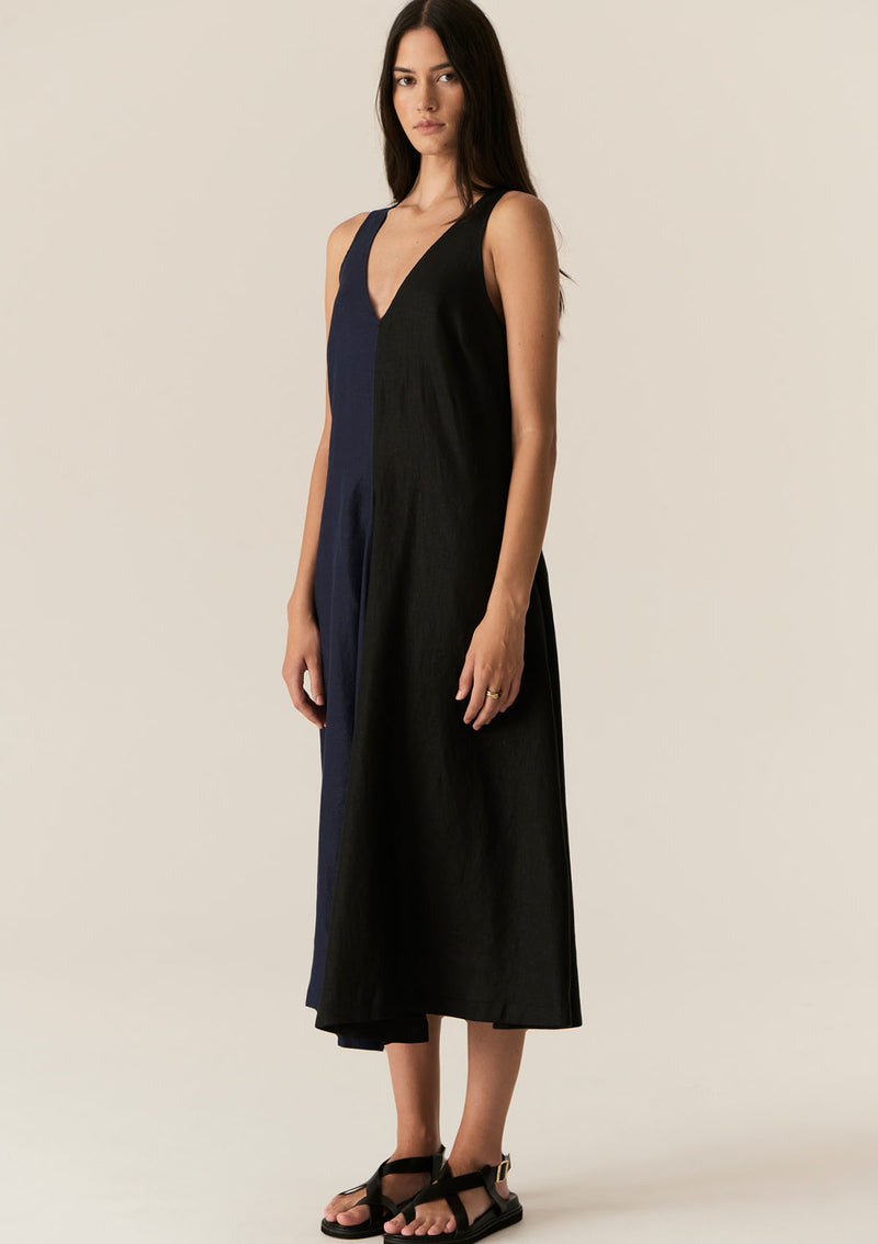 POL Saga Two Tone Dress