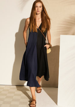 POL Saga Two Tone Dress