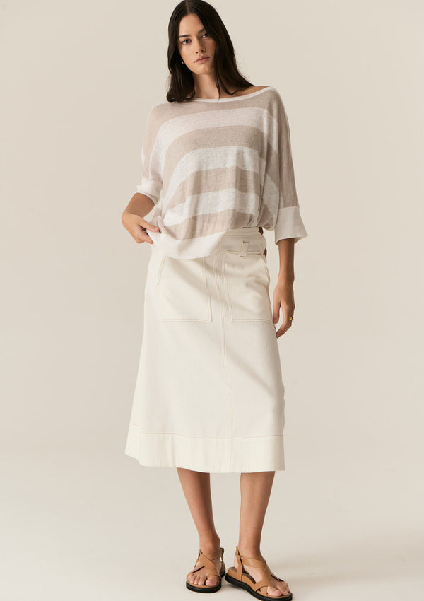 POL Clothing Milton Stripe Knit