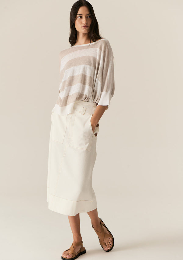 POL Clothing Milton Stripe Knit