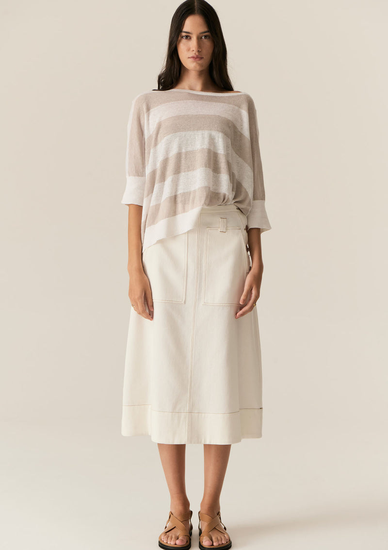 POL Clothing Milton Stripe Knit