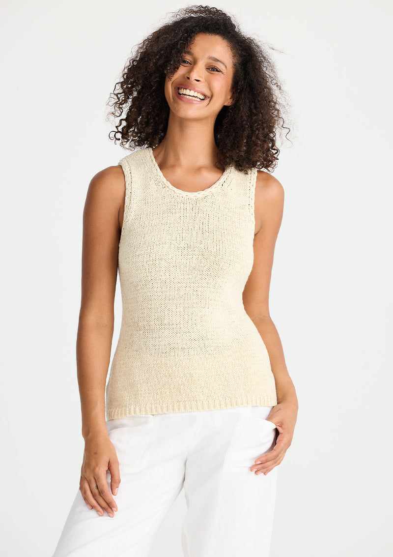 Shanty Saffron Knit Tank