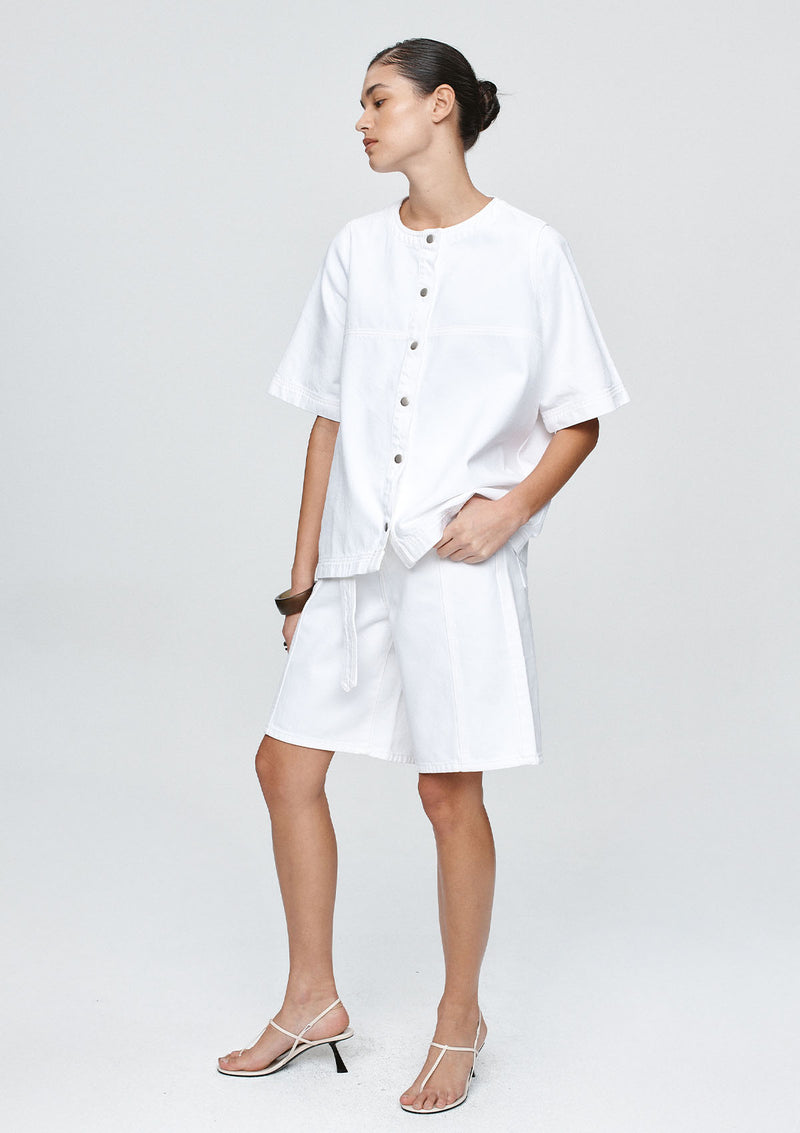Marle Short Sleeve Seam Shirt
