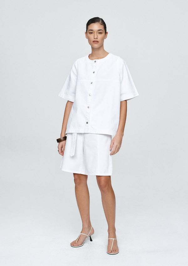 Marle Short Sleeve Seam Shirt