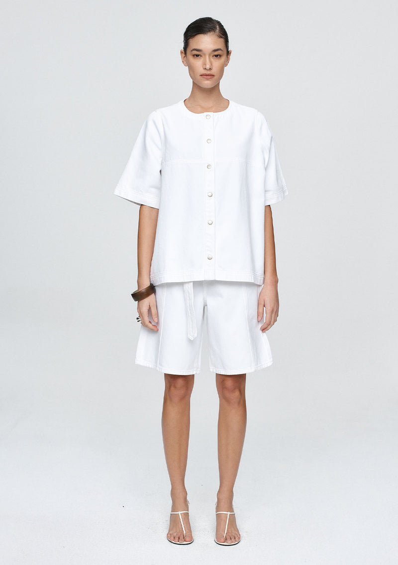 Marle Short Sleeve Seam Shirt
