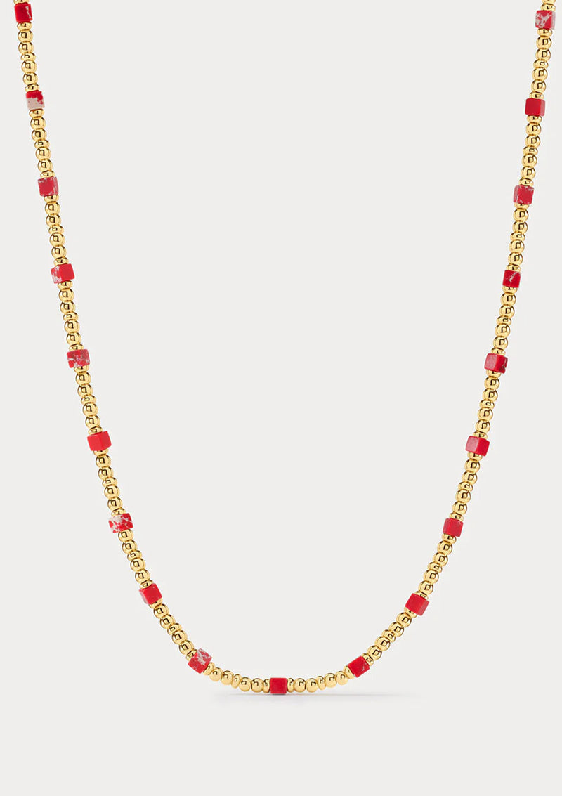 LUV AJ The Costa de Sol Beaded Necklace
