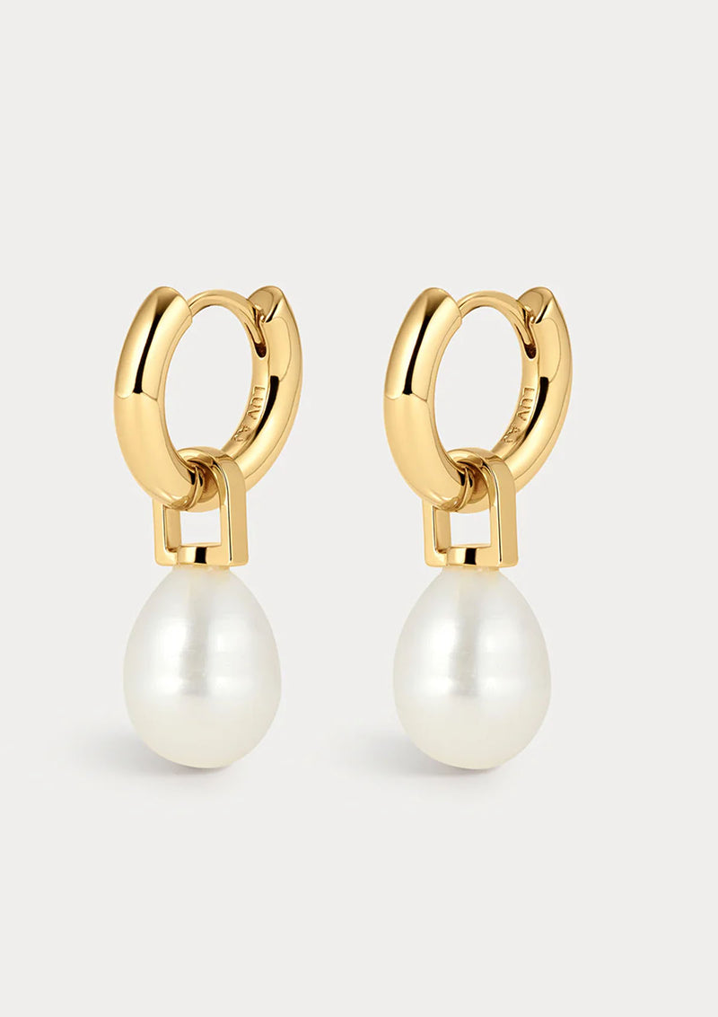 LUV AJ White Pearl Amalfi Huggies