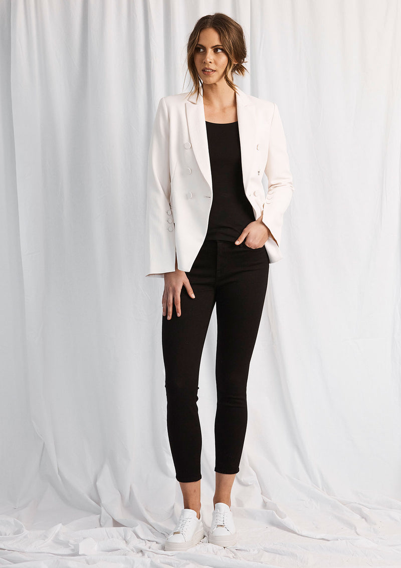 Luxe Deluxe Day-To-Night D.B Jacket W Covered Buttons