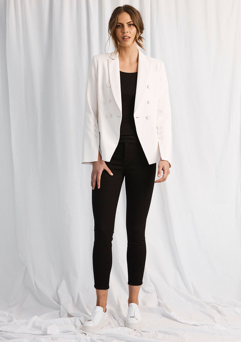 Luxe Deluxe Day-To-Night D.B Jacket W Covered Buttons