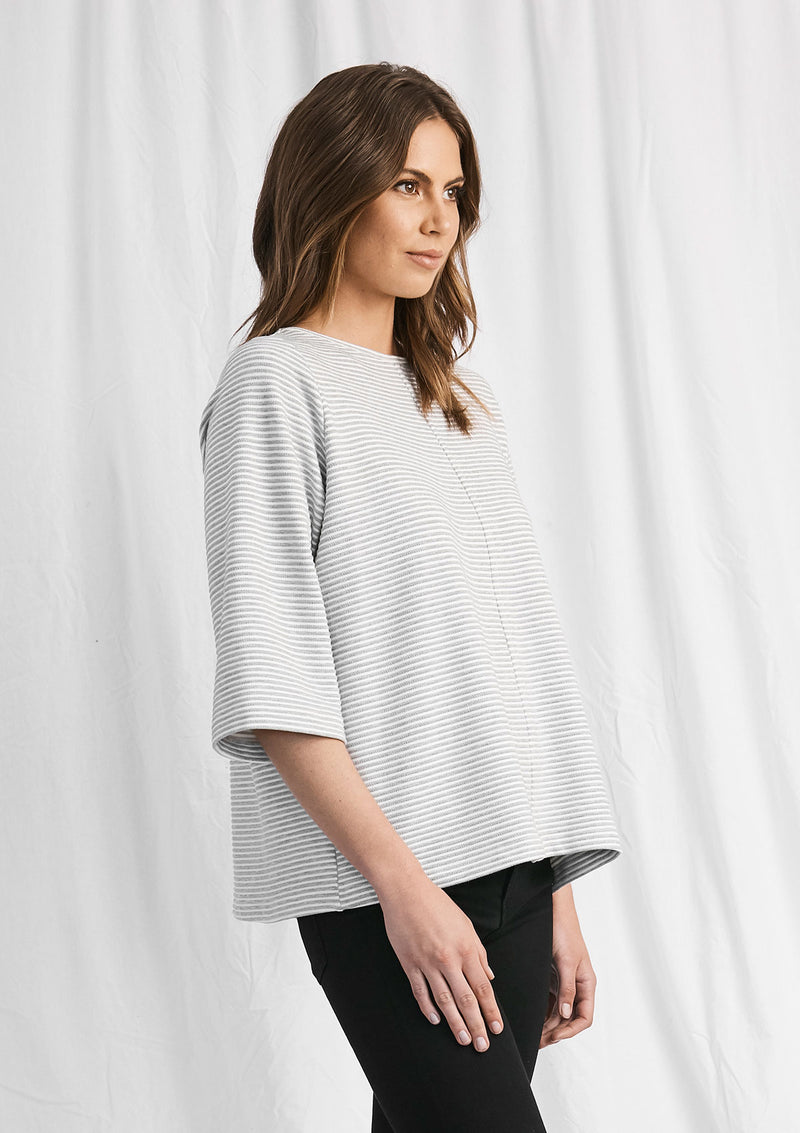 Mela Purdie Marl Stripe Spa Top