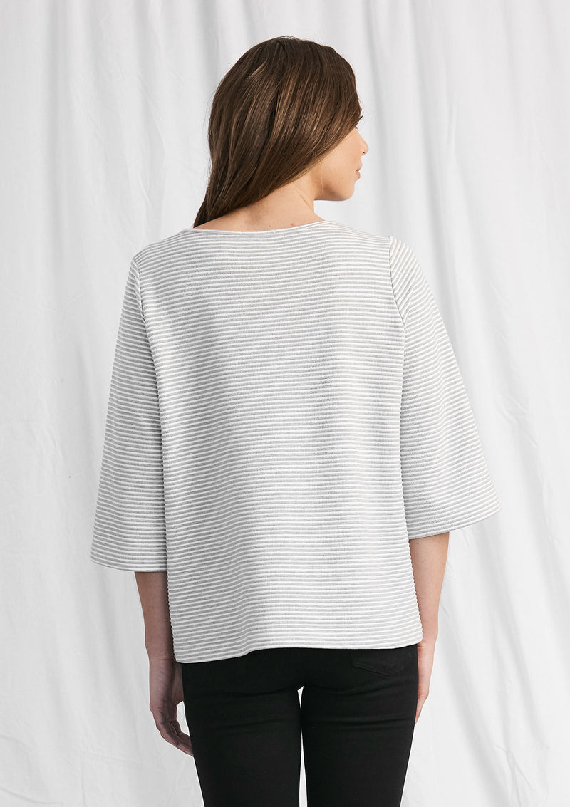 Mela Purdie Marl Stripe Spa Top