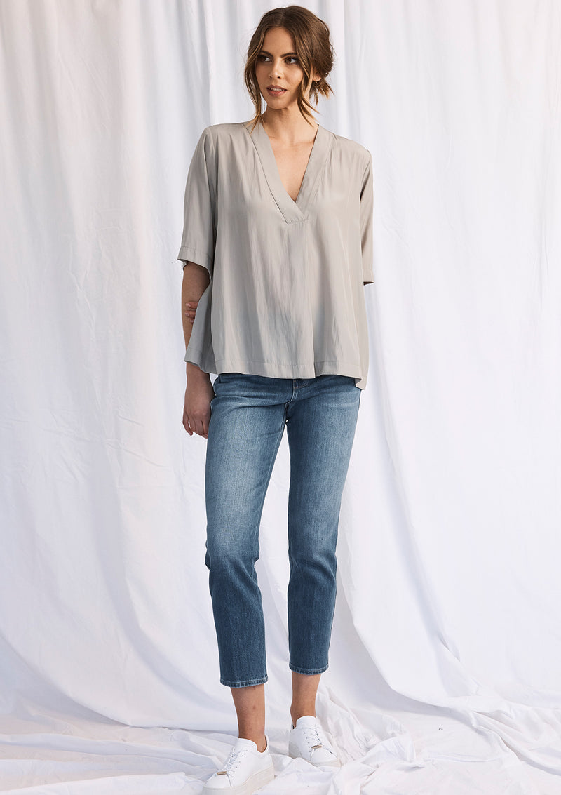 Mela Purdie Macro-Mousseline Parquet Top
