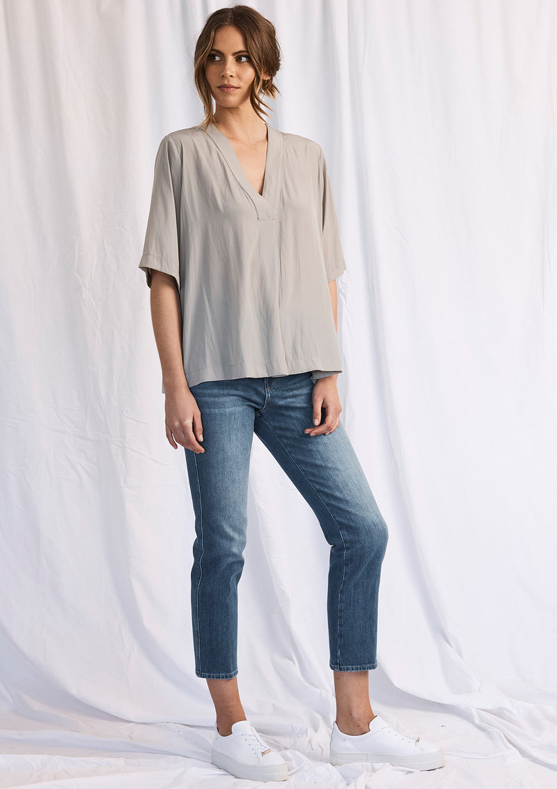 Mela Purdie Macro-Mousseline Parquet Top