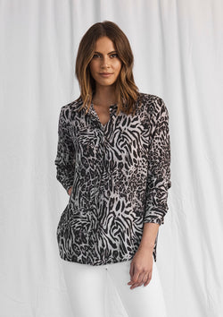Mela Purdie Tigress Print Soft Shirt