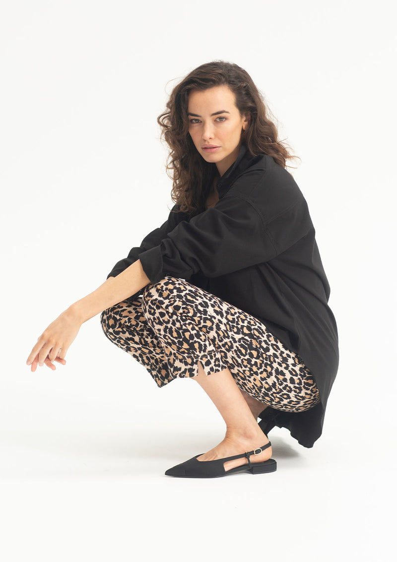 Mela Purdie Animal Spot Popilene Cropped Pant