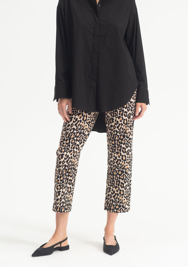 Mela Purdie Animal Spot Popilene Cropped Pant