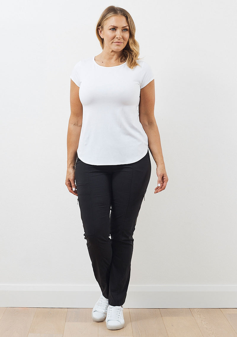 Mela Purdie Curve Microprene Zip Cargo