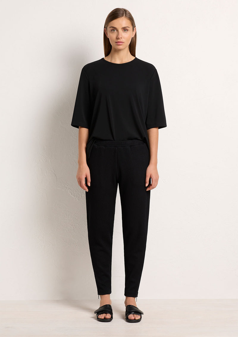 Mela Purdie Furrow Knit Zip Stiletto Pant