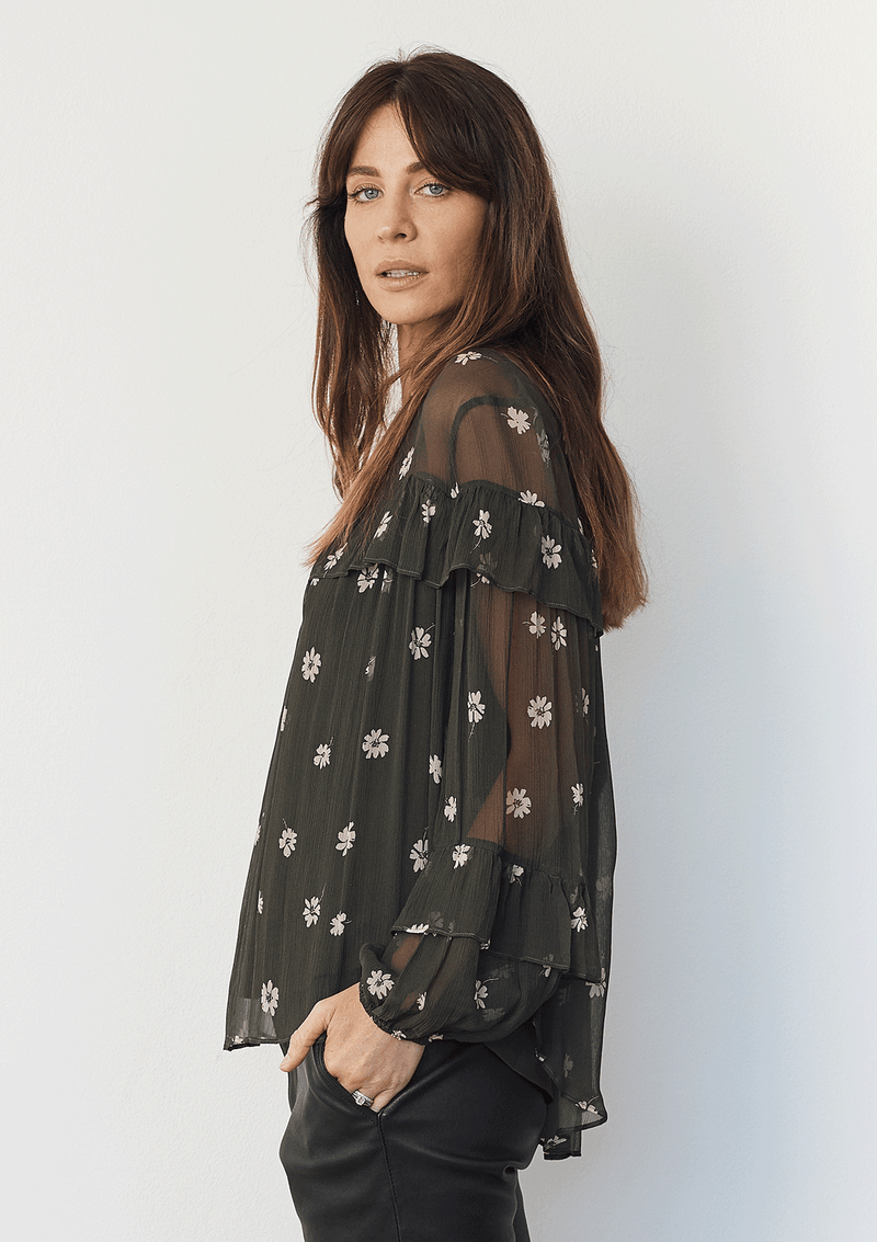 Luxe Deluxe All For You L/S Blouse W Cami