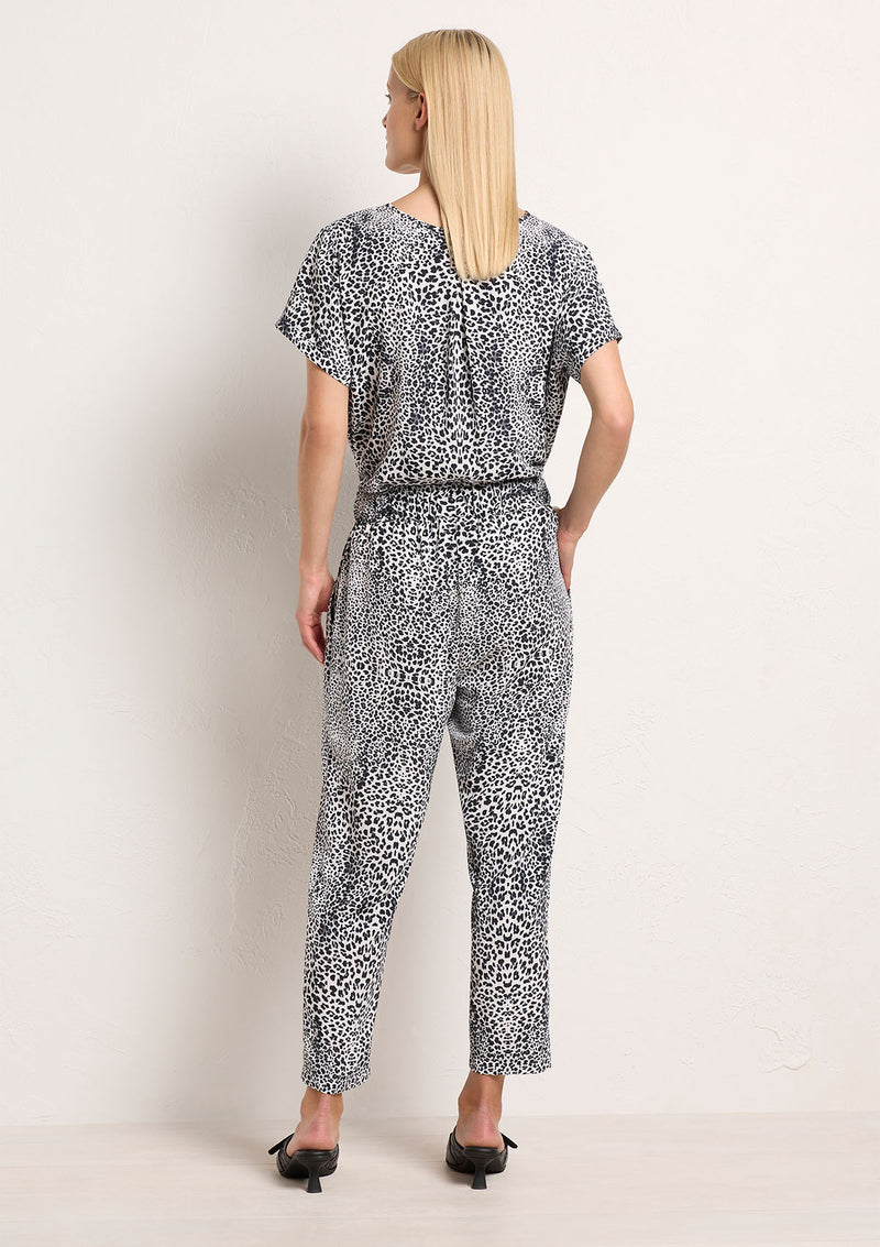 Mela Purdie Panther Print Air Weave Soft Capri