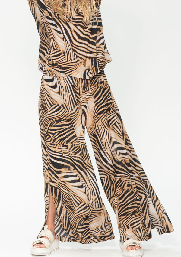 Mela Purdie Sahara Print Silk Swish Pant