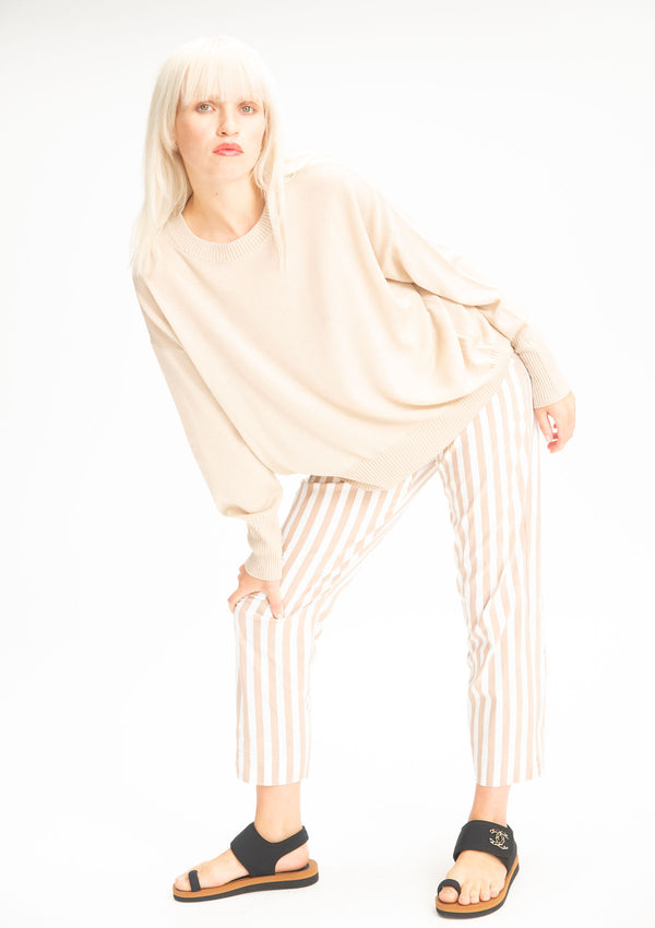 Mela Purdie Popilene Ribbon Stripe Crop Shell Pant