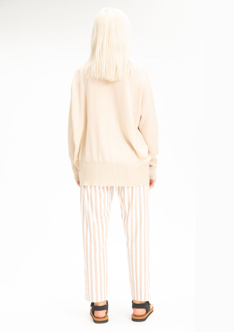 Mela Purdie Popilene Ribbon Stripe Crop Shell Pant