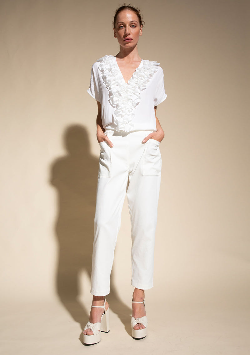 Mela Purdie Stretch Chintz Suit Pant