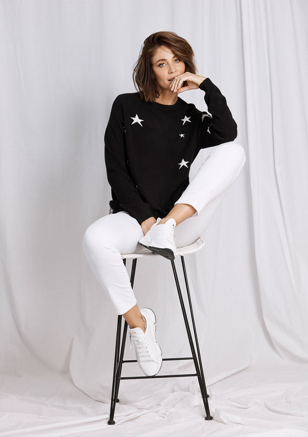 Khlassik All the Stars Black Cashmere Sweater