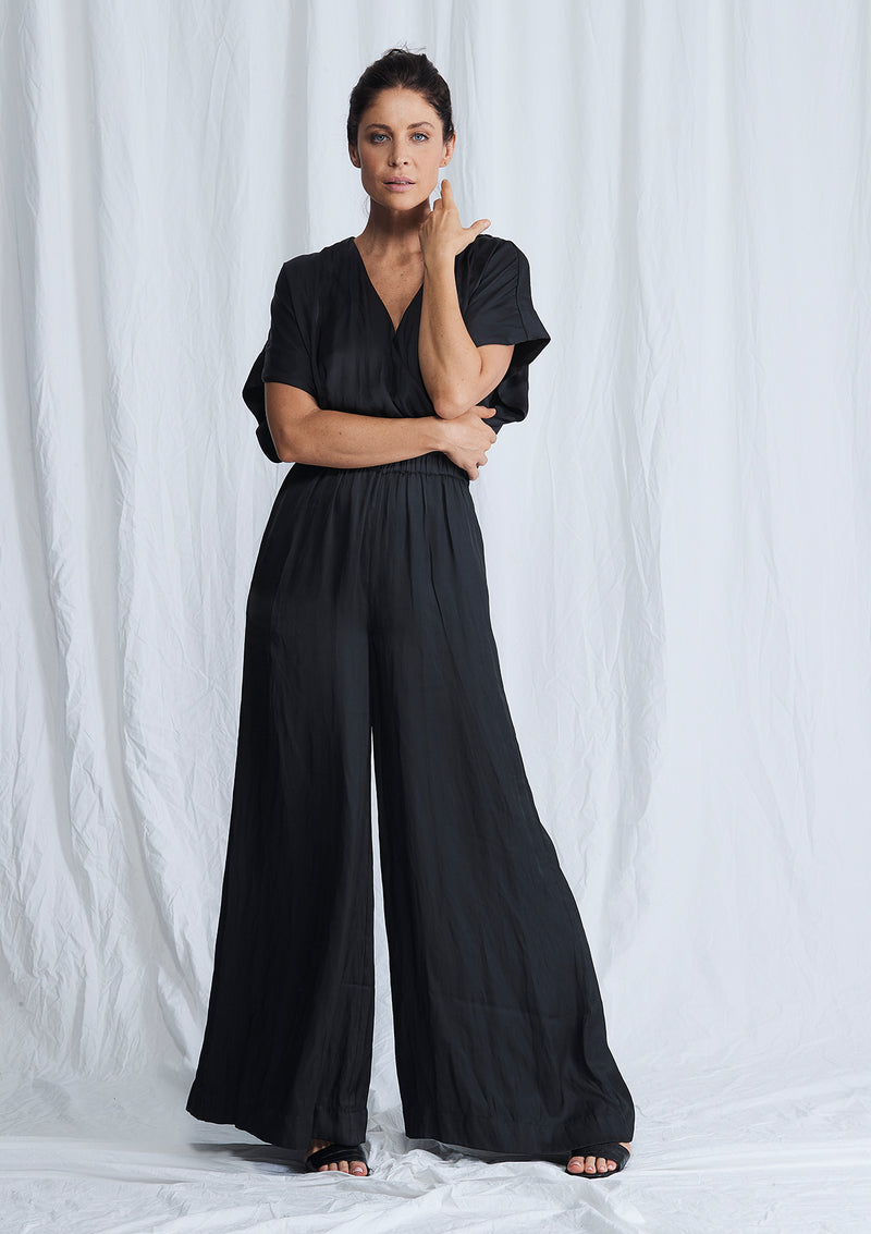 Luxe Deluxe Look Again Wide Leg Maxi Jumpsuit