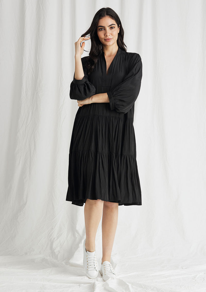 Mela Purdie Macro-Mousseline Moroccan Midi Dress