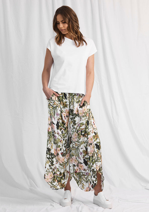 Mela Purdie Passion Vine Print Crescent Pant