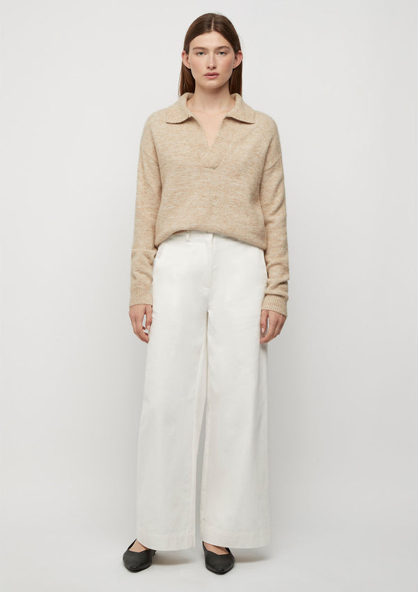 FRIEND of AUDREY Greta Polo Knit Top