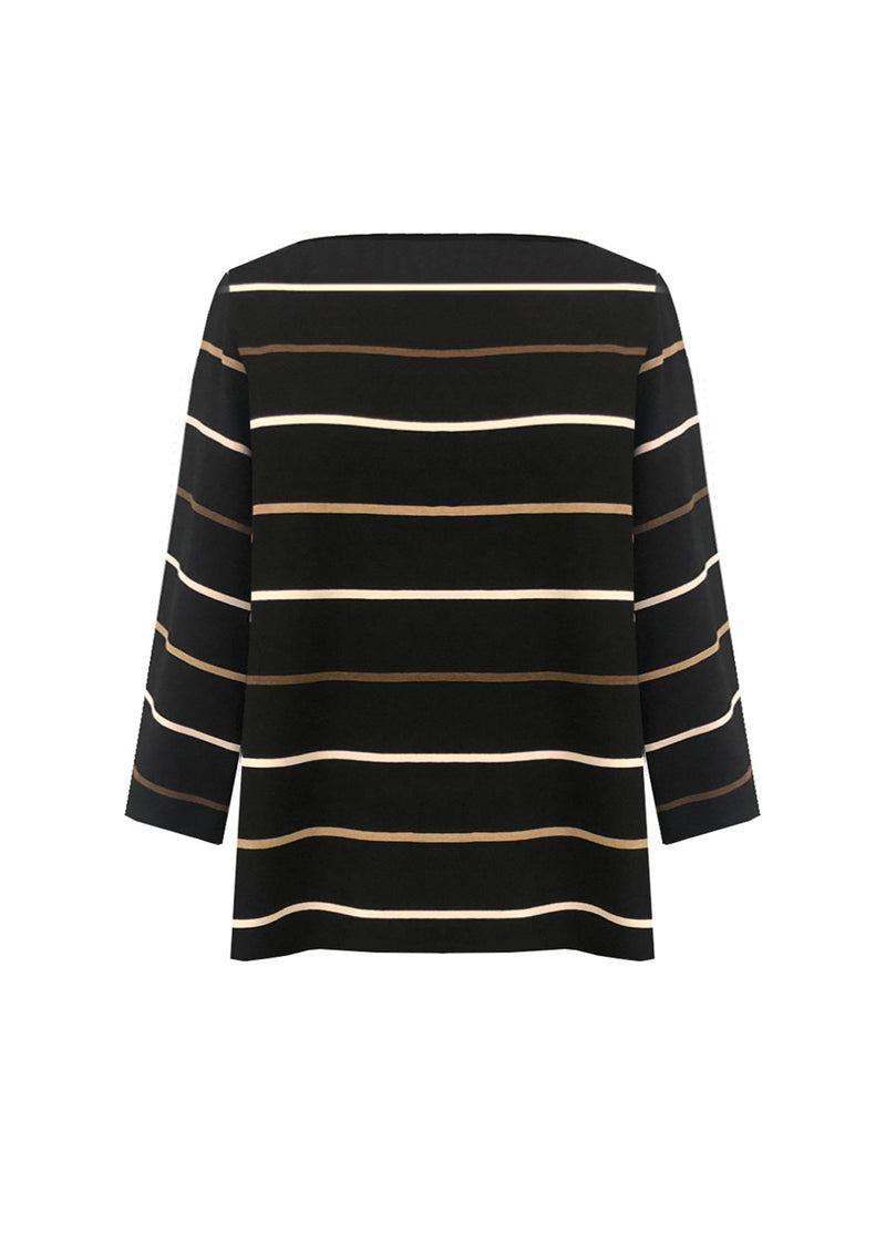Mela Purdie Dune Stripe Relaxed Boatneck