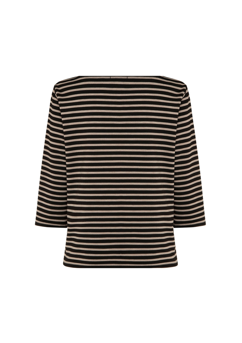 Mela Purdie Compact Signature Stripe Relaxed Boatneck