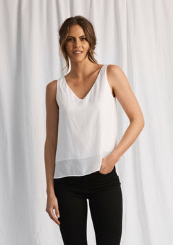 Mela Purdie Macro-Mousseline Audrey Tank