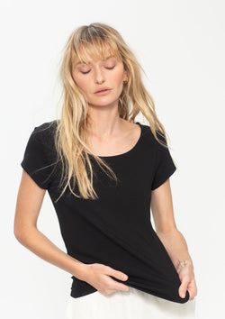 Mela Purdie Matte Jersey Scoop Neck T