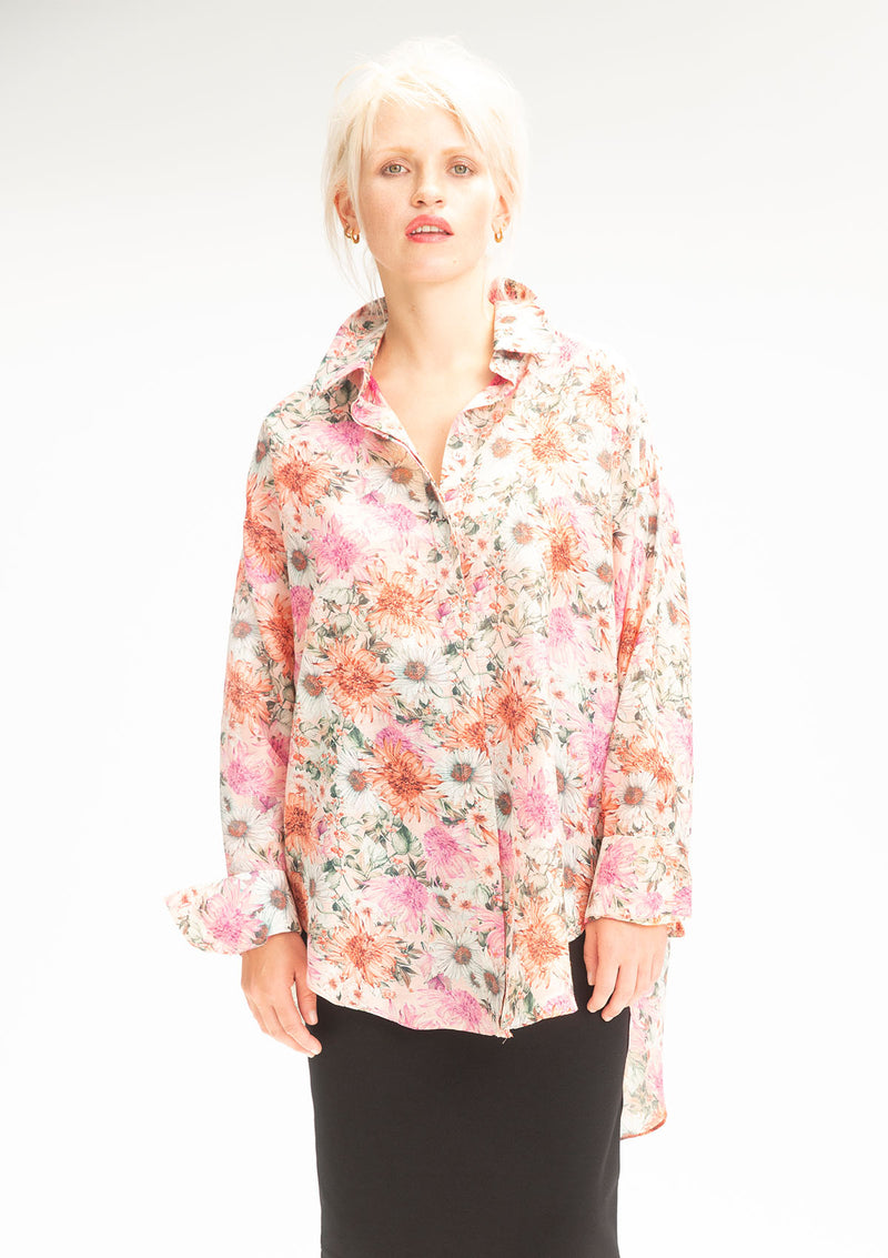 Mela Purdie Bellini Floral Silk Soft Shirt