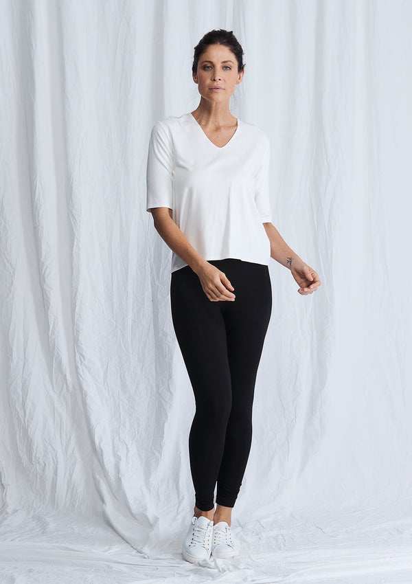 Mela Purdie Matte Jersey Elbow Top
