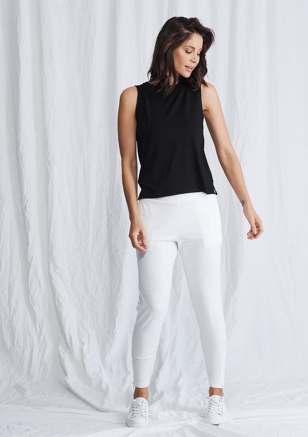 Mela Purdie Matte Jersey Palazzo Shell