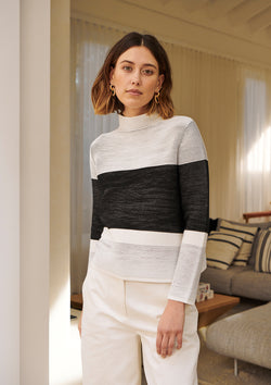 POL Linear Ribbed Knit