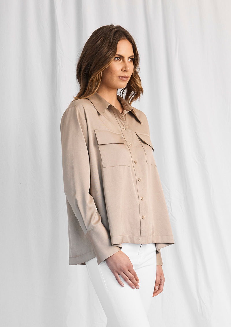 Mela Purdie Shimmer Twill Shimmer Shirt