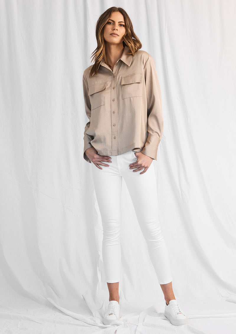 Mela Purdie Shimmer Twill Shimmer Shirt