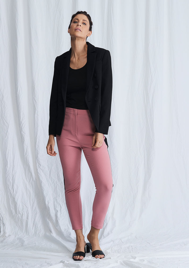 Luxe Deluxe Borderline Structured Blazer