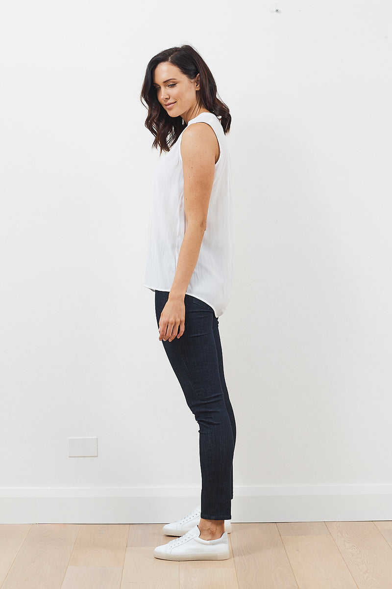 Mela Purdie Macro-Mousseline Zip Tank AW19