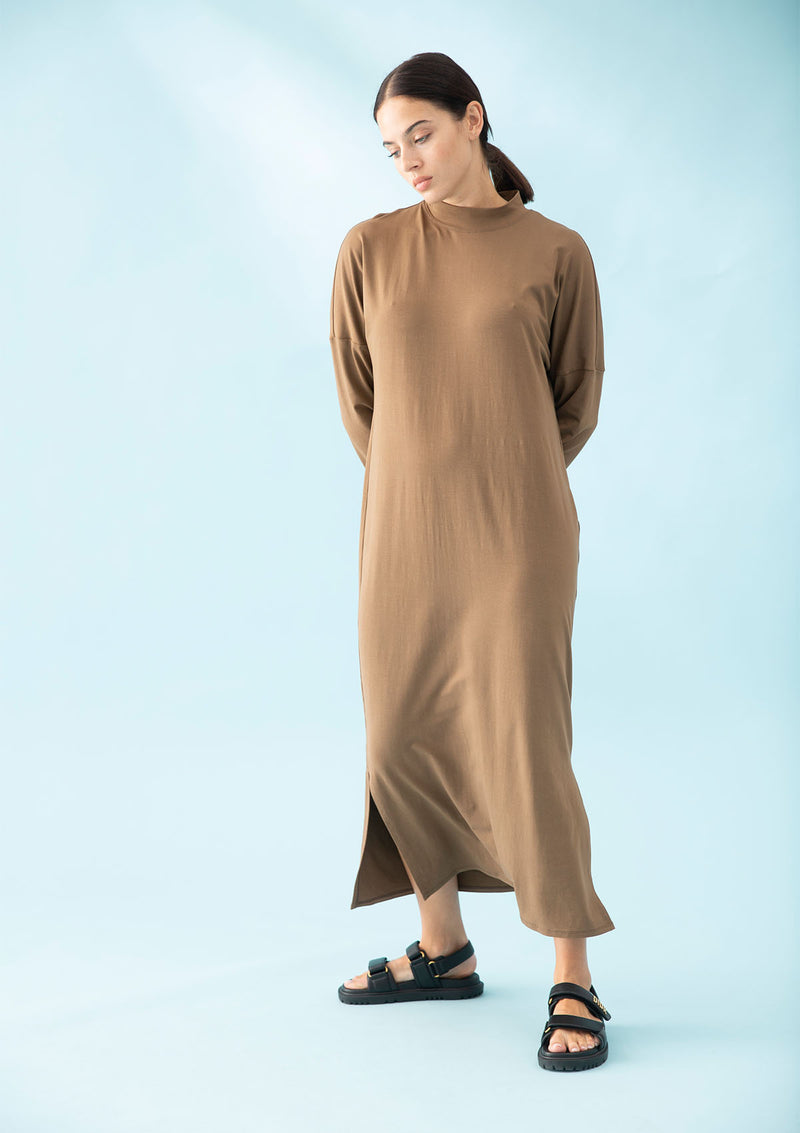 Mela Purdie Matte Jersey Crest Sweater Dress