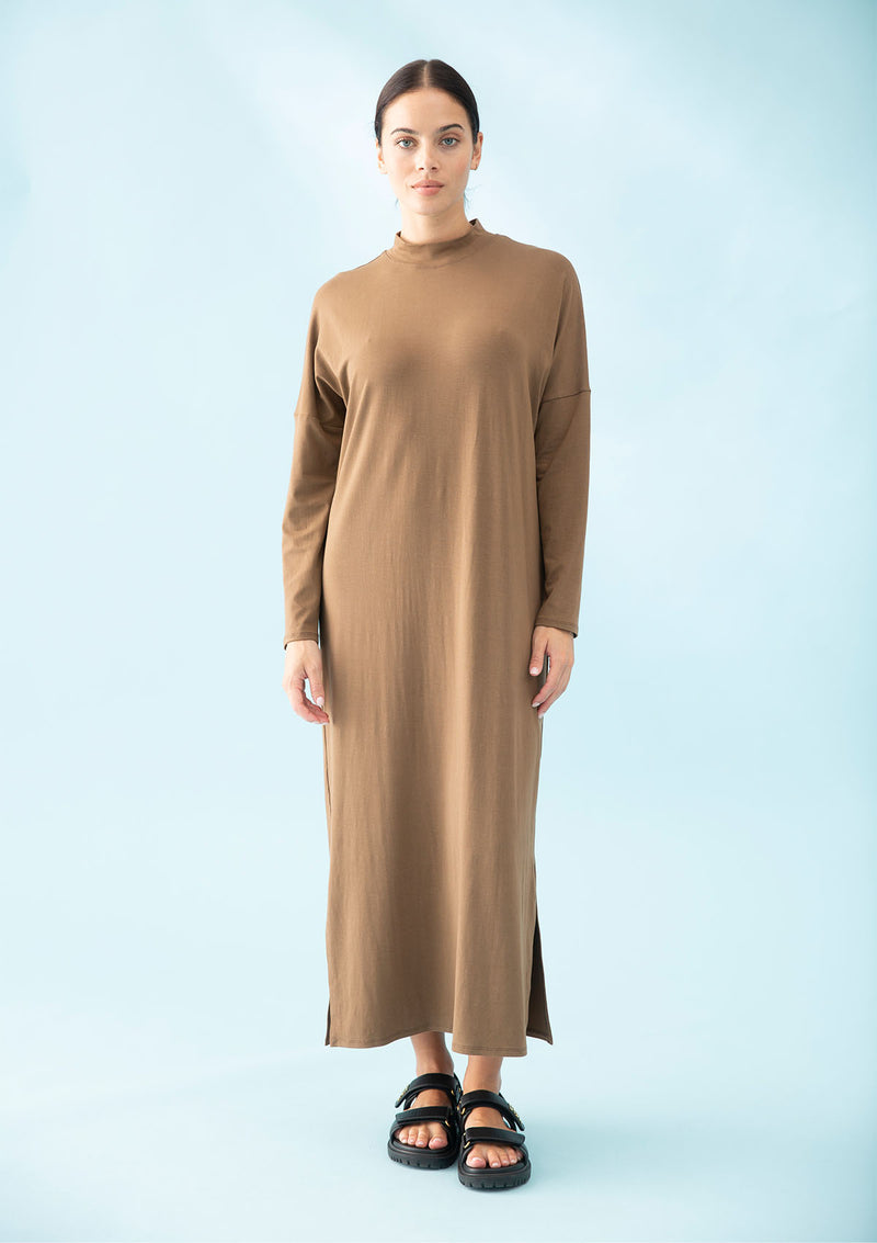 Mela Purdie Matte Jersey Crest Sweater Dress